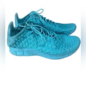 Nike Free Inneva Woven Tech SP Light Aqua Blue 2015 Shoes 705797-448 Men's 6.5